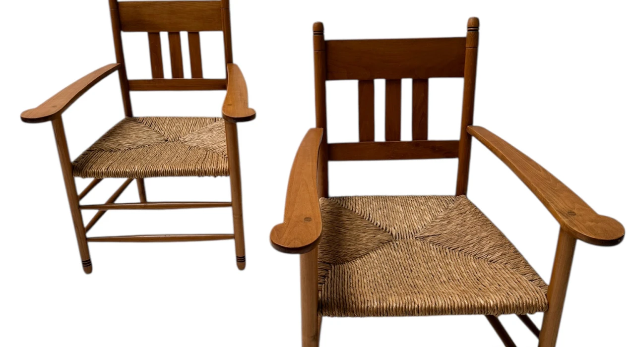 Two Art Nouveau Brabant Club Chairs or Easy Chairs by Willem Penaat, 1900s